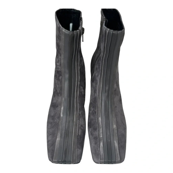 Jeffrey Campbell Gray Peace Out Square Toe Boots. Sz: 9.5 - Picture 2 of 11